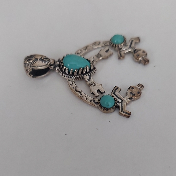 Tahoe Nevada Turquoise Pendant - Picture 2 of 6